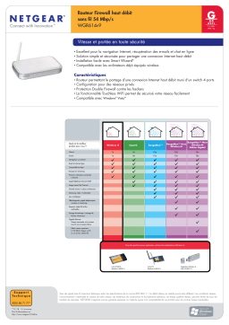 Netgear WGR614 Manuel utilisateur