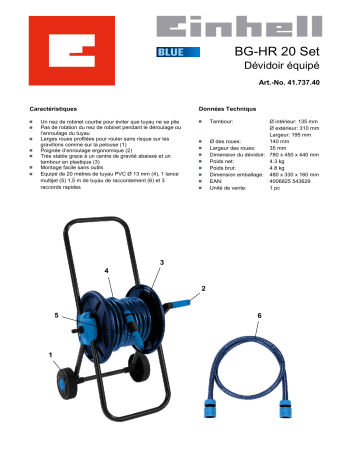 Manuel du propriétaire | EINHELL BG-HR 20 SET Manuel utilisateur | Fixfr