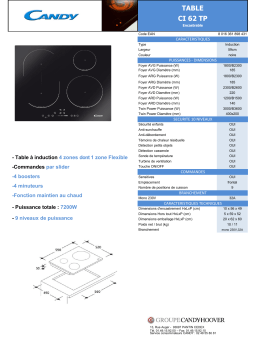 Candy CMGL 968 X Manuel utilisateur