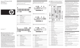 HP PROLIANT DL185 G5 SERVER Manuel utilisateur