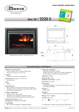 Dovre 2220 S Manuel utilisateur