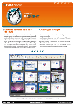 FARONICS Insight Manuel utilisateur