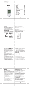 Irox JK-TR1 Manuel utilisateur