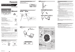 Panasonic RPBTS30E Manuel utilisateur