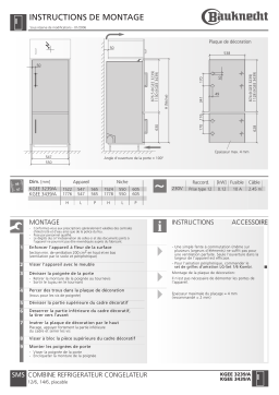 Bauknecht KGEE 3439 Manuel utilisateur