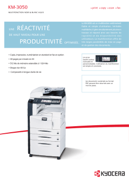 KYOCERA KM-3050 Manuel utilisateur