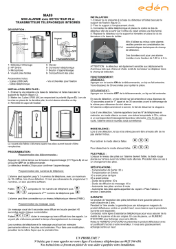 Eden MA89 Manuel utilisateur