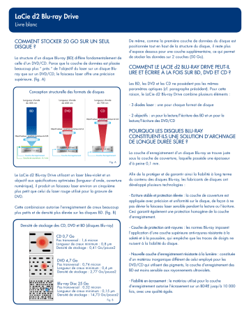 Manuel du propriétaire | LaCie GRAVEUR D2 BLU-RAY Manuel utilisateur | Fixfr