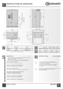 Bauknecht KSN 7051 Manuel utilisateur