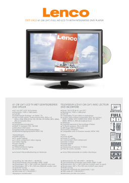Lenco DVT-2422 Manuel utilisateur