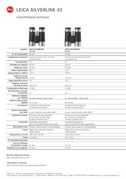 Leica SILVERLINE 42 Manuel utilisateur