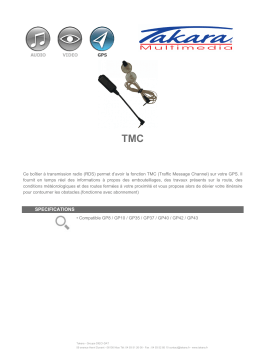 Takara TMC Manuel utilisateur