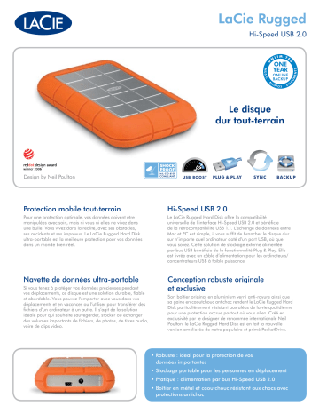 Manuel du propriétaire | LaCie Rugged Hard Disk Manuel utilisateur | Fixfr