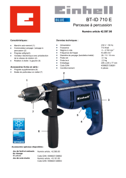 EINHELL BT-ID 710 E Manuel utilisateur