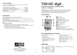 DELTA DORE T2S PLUS 2C DIGIT Manuel utilisateur