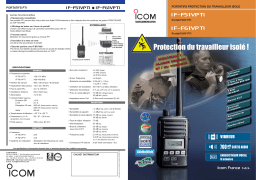 ICOM IF-F61VPTI Manuel utilisateur