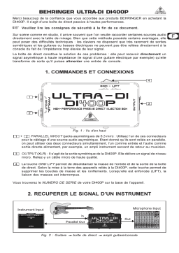 Behringer DI400P Manuel utilisateur