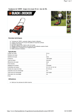 Black & Decker GR3420 Manuel utilisateur