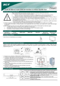 Acer AL2423W Manuel utilisateur