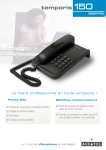 ATLINKS TEMPORIS 150 ESSENTIAL Manuel utilisateur