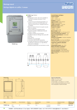 THEBEN TR 685-2 TOP Manuel utilisateur