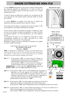 NOXALARM 9064 FLS Manuel utilisateur