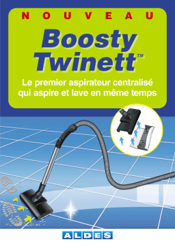 Aldes BOOSTY TWINETT Manuel utilisateur