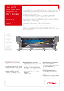 Canon VALUEJET 2638 Manuel utilisateur