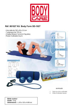 CARE FITNESS SD-1027 Manuel utilisateur