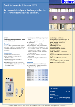 THEBEN LU 130 KNX Manuel utilisateur