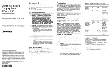 Manuel du propriétaire | HP PROLIANT ML370 G2 SERVER Manuel utilisateur | Fixfr