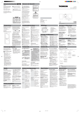 Thomson CS66 Manuel utilisateur