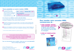 NEUF TELECOM ADSL Manuel utilisateur