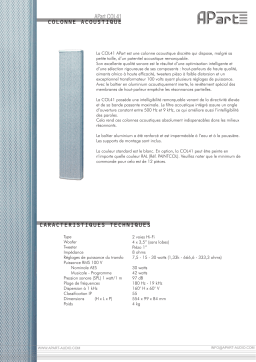 APART COL41 Manuel utilisateur