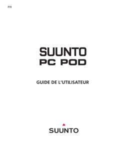 Suunto PC POD Manuel utilisateur