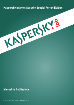 Kaspersky Internet Security 11 Manuel utilisateur