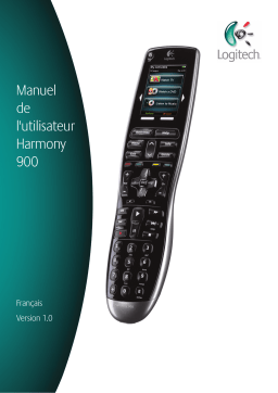 Logitech Harmony 900 Manuel utilisateur