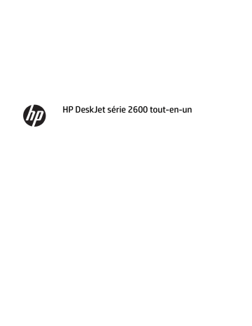 Manuel du propriétaire | HP DESKJET 2620 Manuel utilisateur | Fixfr