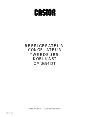 Manuel du propriétaire | CASTOR CM2694DT Manuel utilisateur | Fixfr