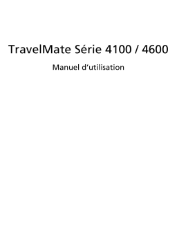 Acer TRAVELMATE-4100 Manuel utilisateur