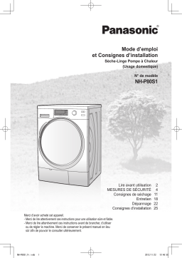 Panasonic NH-P80S1 Manuel utilisateur