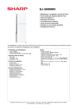 Sharp SJ-300N Manuel utilisateur