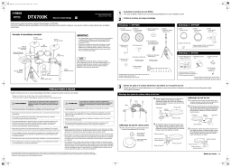 Yamaha DTX700K Manuel utilisateur