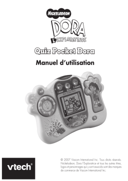 VTech QUIZZ POCKET DORA Manuel utilisateur