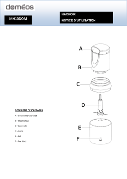 Domeos MH10DOM Manuel utilisateur