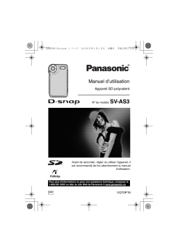 Panasonic SV-AS3 Manuel utilisateur