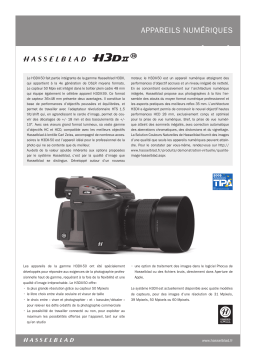 Hasselblad H3DII50 Manuel utilisateur