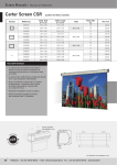 Procolor CARTER SCREEN CSR Manuel utilisateur