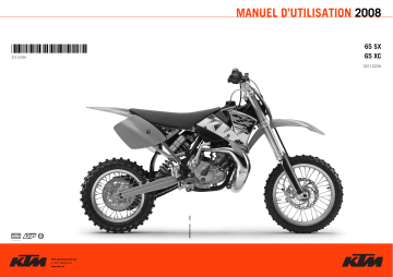 Manuel du propriétaire | KTM 65 SX Manuel utilisateur | Fixfr