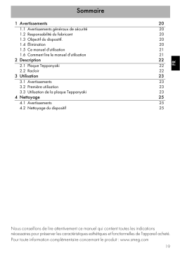 Smeg TPKCPF9 Manuel utilisateur